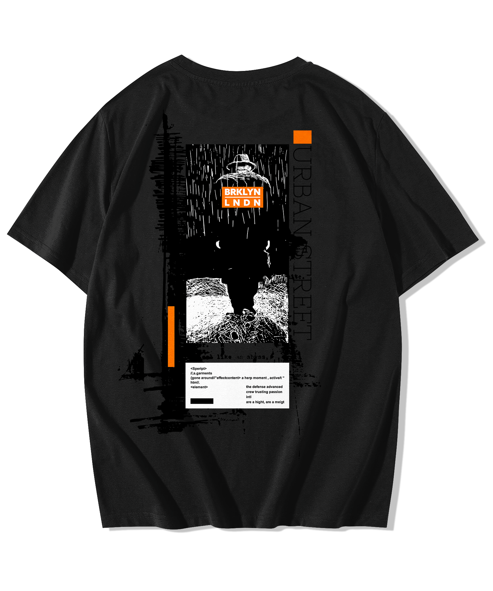 Alfaq Brklyn Lndn Oversized T-Shirt - Alfaq